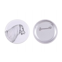 Pin, brooch with a horse - Shetland pony