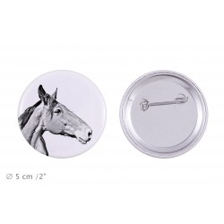 Pin, brooch with a horse - Australian Stock Horse