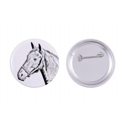 Pin, brooch with a horse - Danish Warmblood