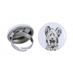 Ring with a dog - Skye terrier
