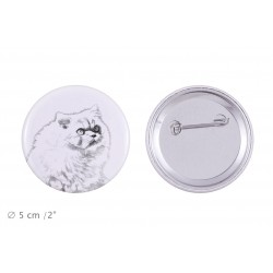 Pin, brooch with a cat - Himalayan cat