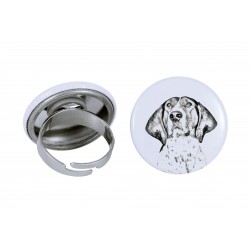 Ring with a dog - Treeing walker coonhound