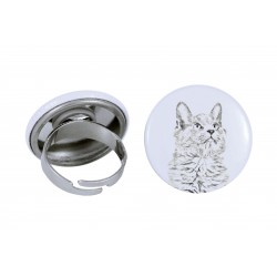 Ring with a cat - Nebelung