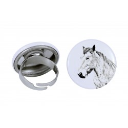 Ring with a horse - Ardennes horse
