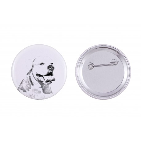 Buttons with a dog
