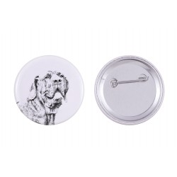 Pin, brooch with a dog - Brazilian Mastiff