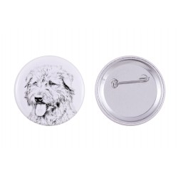 Pin, brooch with a dog - Glen of Imaal Terrier