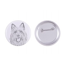 Pin, brooch with a dog - Australian terrier