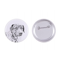 Pin, brooch with a dog - Catahoula Cur