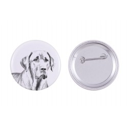 Pin, brooch with a dog - Broholmer