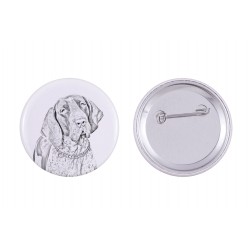 Pin, brooch with a dog - Bracco Italiano