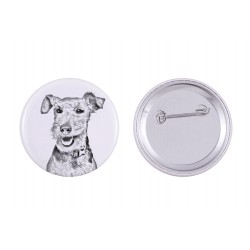 Pin, brooch with a dog - Welsh Terrier