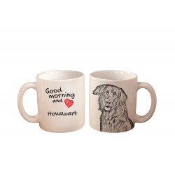 Hovawart - a mug with a dog. "Good morning and love ...". High quality ceramic mug.