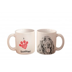 Setter - a mug with a dog. "I love...". High quality ceramic mug.