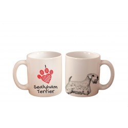 Sealyham terrier - a mug with a dog. "I love...". High quality ceramic mug.