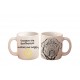 French Mastiff - a mug with a dog. "... makes me happy". High quality ceramic mug.