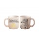 Grey Hound - a mug with a dog. "... makes me happy". High quality ceramic mug.