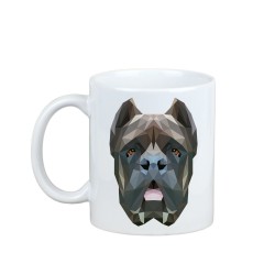 Enjoying a cup with my pup Cane Corso - Becher mit geometrischem Hund