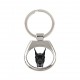 Key pendant with a Great Dane cropped dog. A new collection with the geometric dog