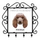 A key rack with Poodle, I watch your keys. A new collection with the geometric dog