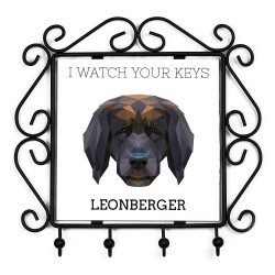 Un estante clave con Leoneberger, veo tus llaves. Una nueva colección con el perro geométrico