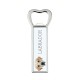 A beer bottle opener with a Labrador Retriever dog. A new collection with the geometric dog