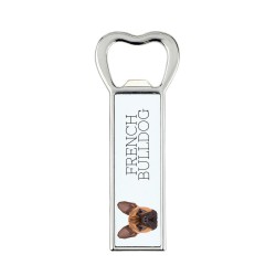 A beer bottle opener with a French Bulldog dog. A new collection with the geometric dog