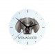 A clock with a Weimaraner dog. A new collection with the geometric dog
