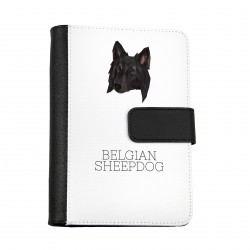 Carnet de notes, livre avec un chien Berger belge 2. Une nouvelle collection avec le chien géométrique
