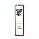Let’s celebrate with Cesky Terrier. A wine box with the geometric dog