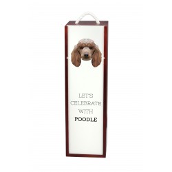 Let’s celebrate with Poodle. A wine box with the geometric dog
