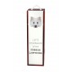 Let’s celebrate with Finnish Lapphund. A wine box with the geometric dog