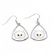 Earrings with a Persian cat. A new collection with the cute Art-dog cat