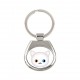 A key pendant with Khao Manee. A new collection with the cute Art-dog cat