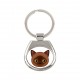 A key pendant with Burmese cat. A new collection with the cute Art-dog cat