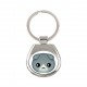 A key pendant with Scottish Fold. A new collection with the cute Art-dog cat