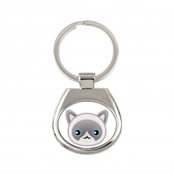 A key pendant with Ragdoll. A new collection with the cute Art-dog cat