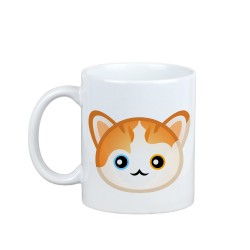 Enjoying a cup with my Turkish Van - a mug with a cute cat