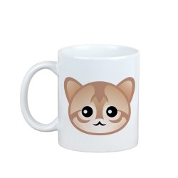 Enjoying a cup with my Singapura cat - a mug with a cute cat