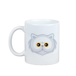 Enjoying a cup with my Persian cat - a mug with a cute cat