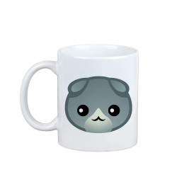 Enjoying a cup with my Scottish Fold - a mug with a cute cat