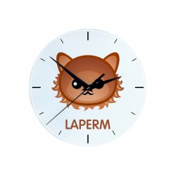 Eine Uhr mit einer LaPerm. Eine neue Kollektion mit der süßen Art-Dog Katze