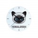 A clock with a Himalayan cat. A new collection with the cute Art-Dog cat