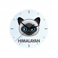 A clock with a Himalayan cat. A new collection with the cute Art-Dog cat