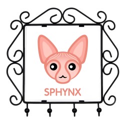 Un portachiavi con il Sphynx. Una nuova collezione con il simpatico gatto Art-dog
