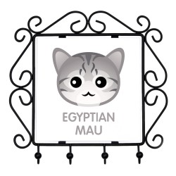 Un portachiavi con il Mau egiziano. Una nuova collezione con il simpatico gatto Art-dog
