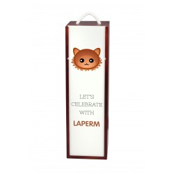 Let’s celebrate with LaPerm. A wine box with the cute Art-Dog cat