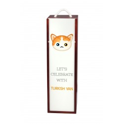 Let’s celebrate with Turkish Van. A wine box with the cute Art-Dog cat