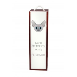 Let’s celebrate with Peterbald. A wine box with the cute Art-Dog cat
