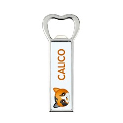 A bottle opener with cat. A new collection with the cute Art-dog cat